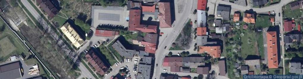 Zdjęcie satelitarne OSP w Andrychowie