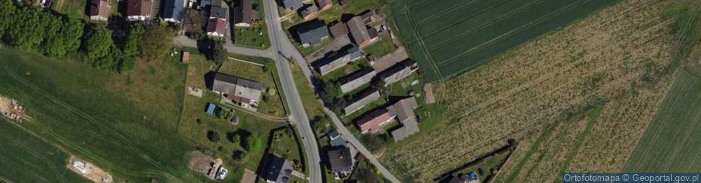 Zdjęcie satelitarne OSP w Babicach Gmina Nędza