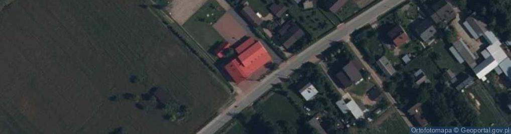 Zdjęcie satelitarne OSP w Baczkach