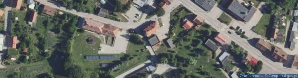 Zdjęcie satelitarne OSP w Barcianach