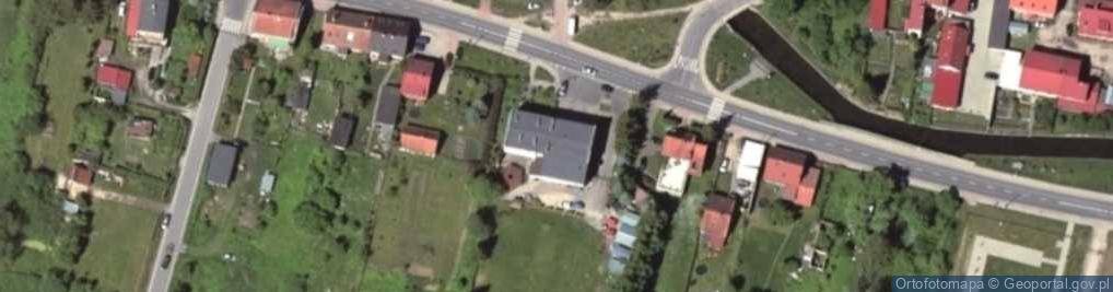Zdjęcie satelitarne OSP w Barczewie