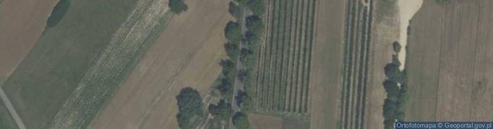 Zdjęcie satelitarne OSP w Bardzicach