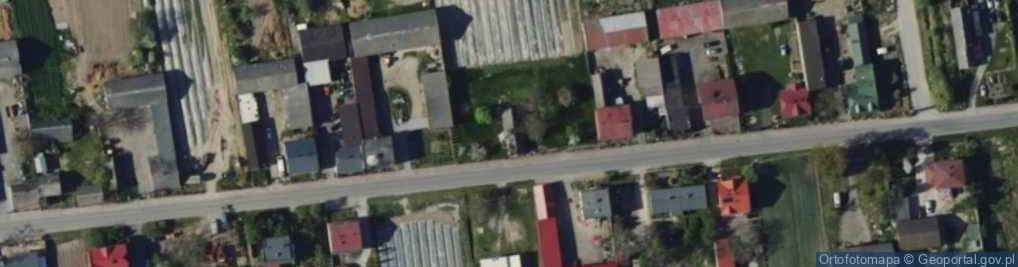 Zdjęcie satelitarne OSP w Bartochowie