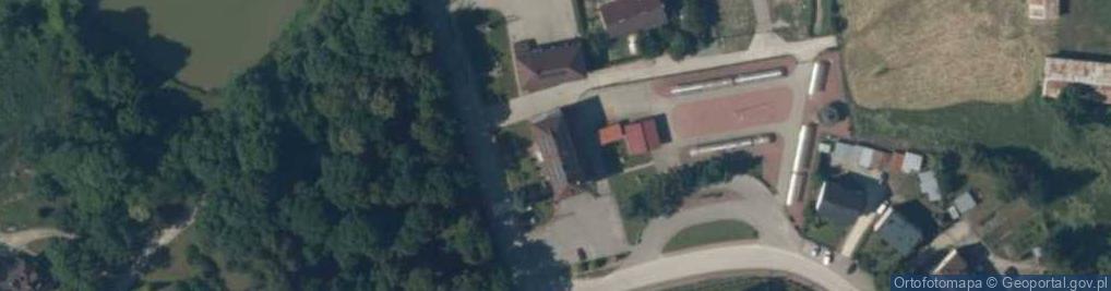 Zdjęcie satelitarne OSP w Bejscach