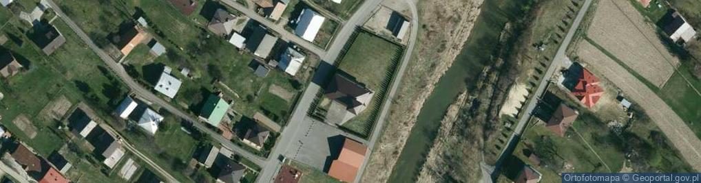 Zdjęcie satelitarne OSP w Besku