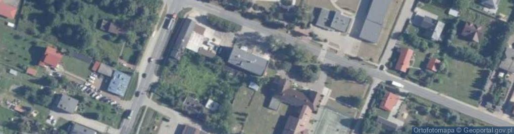 Zdjęcie satelitarne OSP w Białej