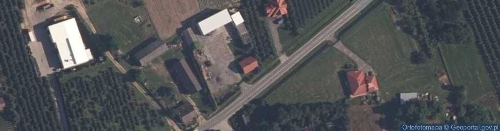 Zdjęcie satelitarne OSP w Biejkowie