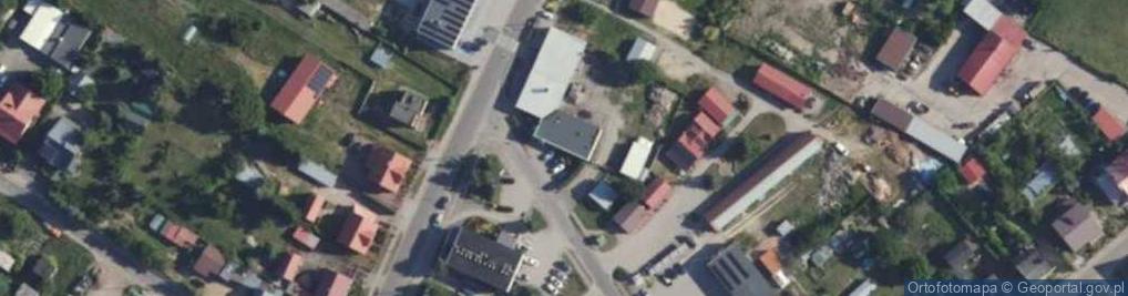 Zdjęcie satelitarne OSP w Bierzwniku