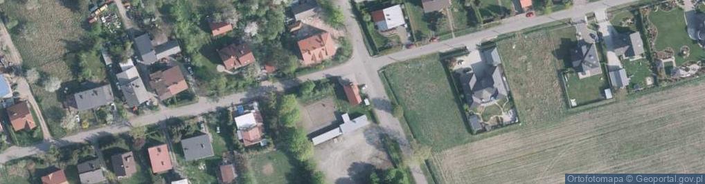 Zdjęcie satelitarne OSP w Bładnicach