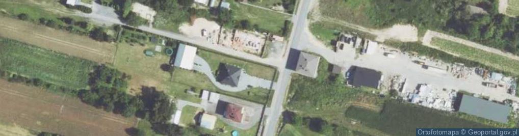 Zdjęcie satelitarne OSP w Bliżycach