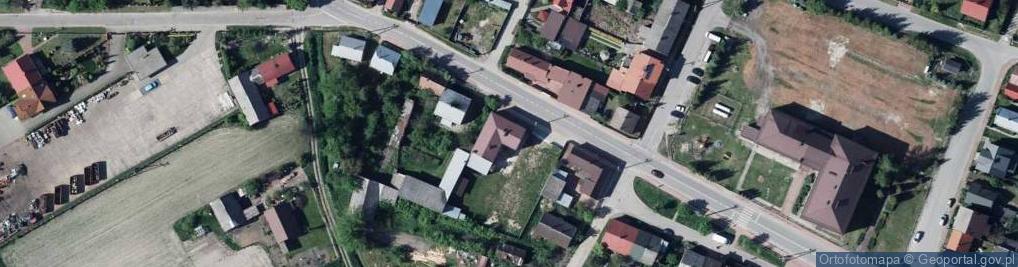 Zdjęcie satelitarne OSP w Bobrownikach