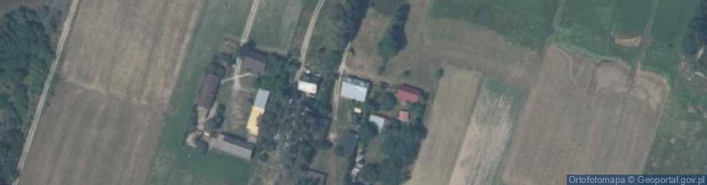 Zdjęcie satelitarne OSP w Bobrownikach