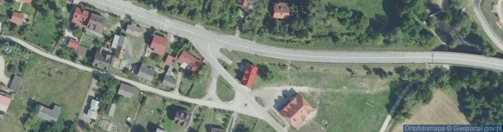 Zdjęcie satelitarne OSP w Bocheńcu
