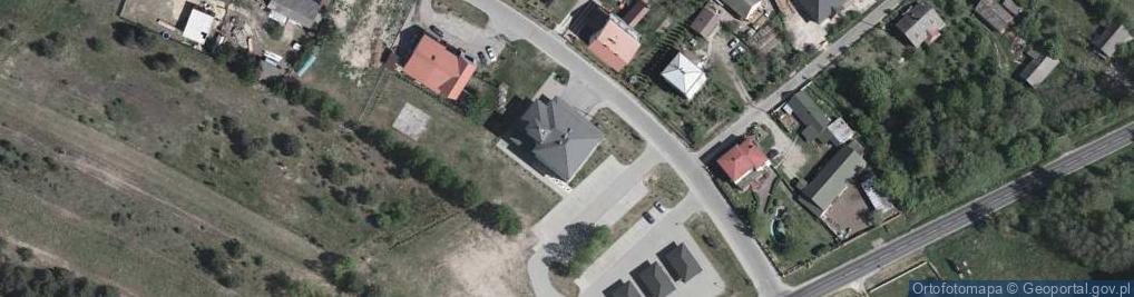 Zdjęcie satelitarne OSP w Bojanowie