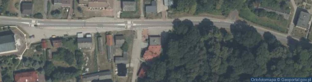 Zdjęcie satelitarne OSP w Borkowicach