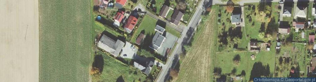 Zdjęcie satelitarne OSP w Boroszowie