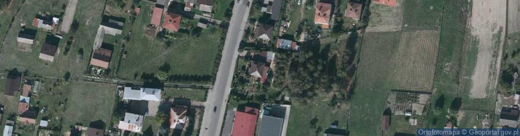 Zdjęcie satelitarne OSP w Bratkowicach