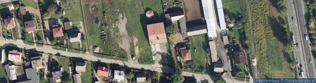 Zdjęcie satelitarne OSP w Brudzowicach