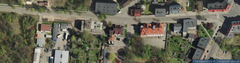 Zdjęcie satelitarne OSP w Brzezinach Śl Gmina Piekary Śląskie