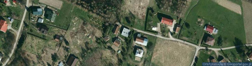 Zdjęcie satelitarne OSP w Brzezówce