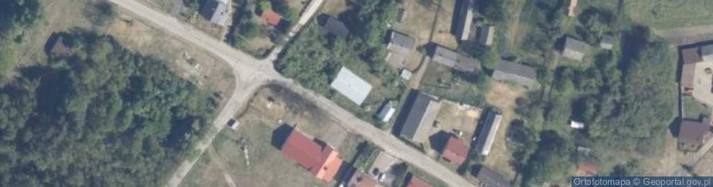 Zdjęcie satelitarne OSP w Brzostku