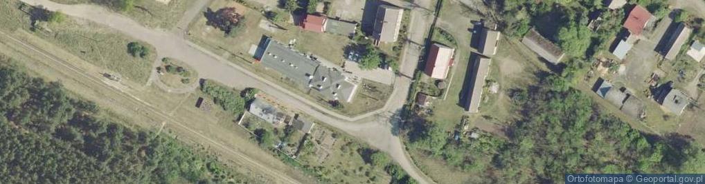 Zdjęcie satelitarne OSP w Brzozowcu