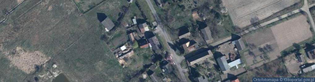 Zdjęcie satelitarne OSP w Budachowie