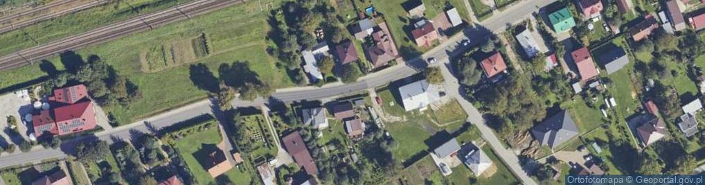 Zdjęcie satelitarne OSP w Buszkowicach