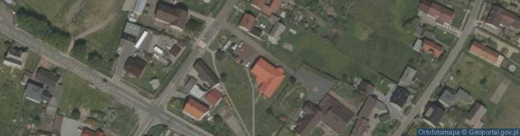 Zdjęcie satelitarne OSP w Bycinie Gmina Rudziniec