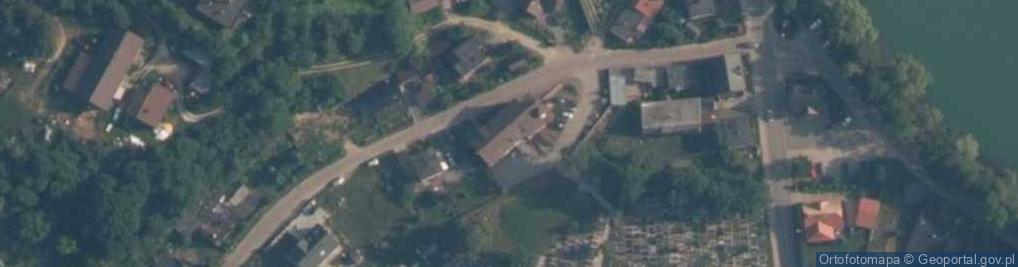 Zdjęcie satelitarne OSP w Chmielnie