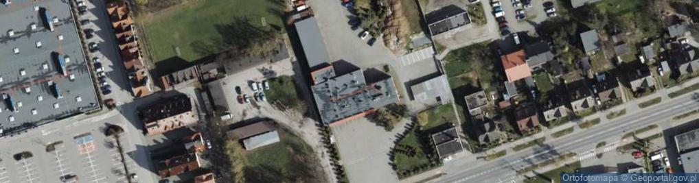 Zdjęcie satelitarne OSP w Chojnicach
