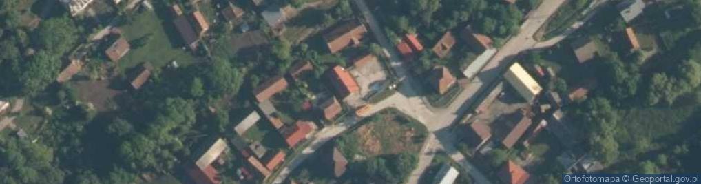 Zdjęcie satelitarne OSP w Chrobrzu