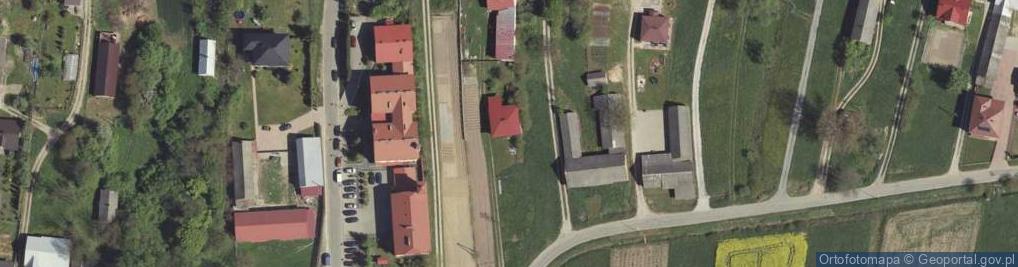 Zdjęcie satelitarne OSP w Chrzanowie