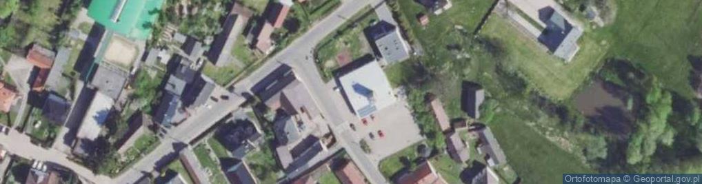 Zdjęcie satelitarne OSP w Chrząstowicach