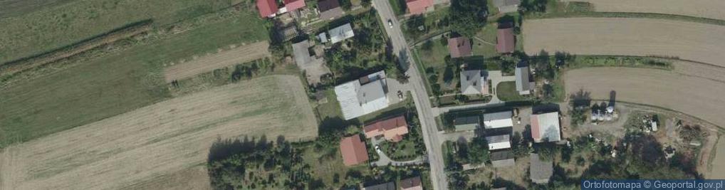 Zdjęcie satelitarne OSP w Chrząstowie