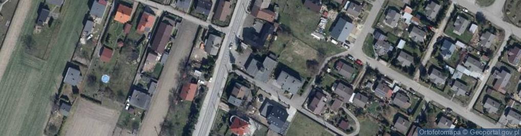 Zdjęcie satelitarne OSP w Cisowej