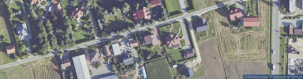 Zdjęcie satelitarne OSP w Cudzynowicach