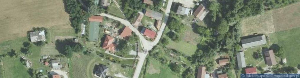 Zdjęcie satelitarne OSP w Czarnocinie