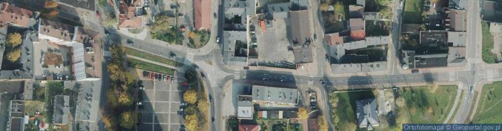Zdjęcie satelitarne OSP w Częstochowie