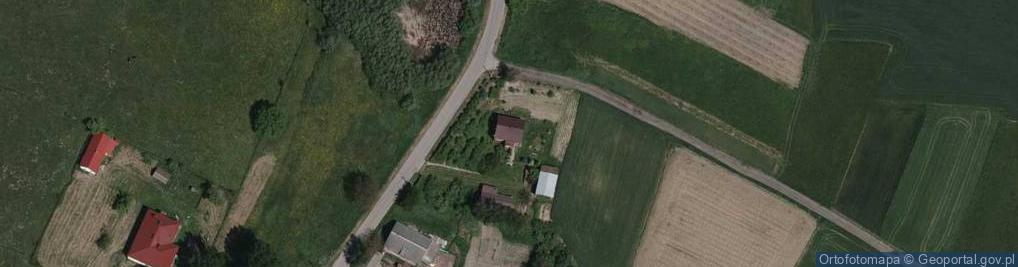 Zdjęcie satelitarne OSP w Dąbrówce Pniowskiej