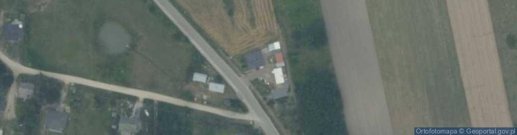 Zdjęcie satelitarne OSP w Dąbrówce Podłężnej