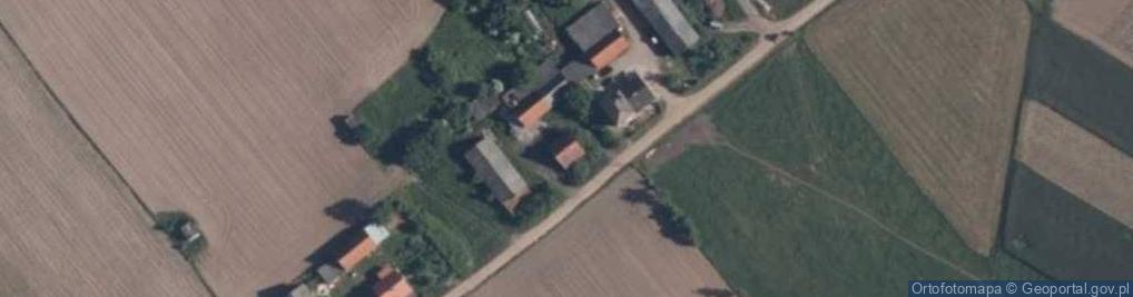 Zdjęcie satelitarne OSP w Dąbrowskich