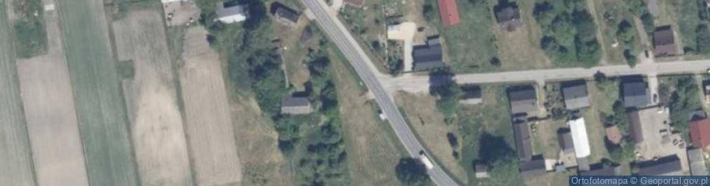 Zdjęcie satelitarne OSP w Dankowie Dużym