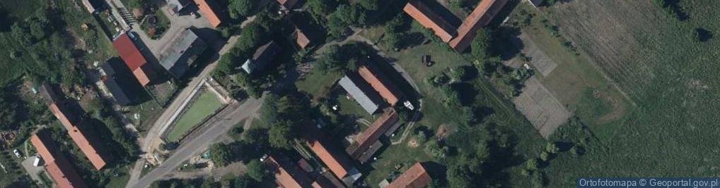 Zdjęcie satelitarne OSP w Darnawie