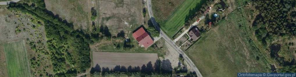 Zdjęcie satelitarne OSP w Dębiakach