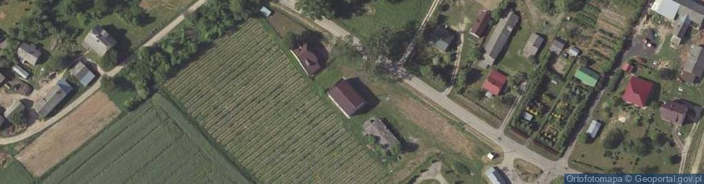 Zdjęcie satelitarne OSP w Dębowcu