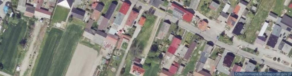 Zdjęcie satelitarne OSP w Dobieszowicach