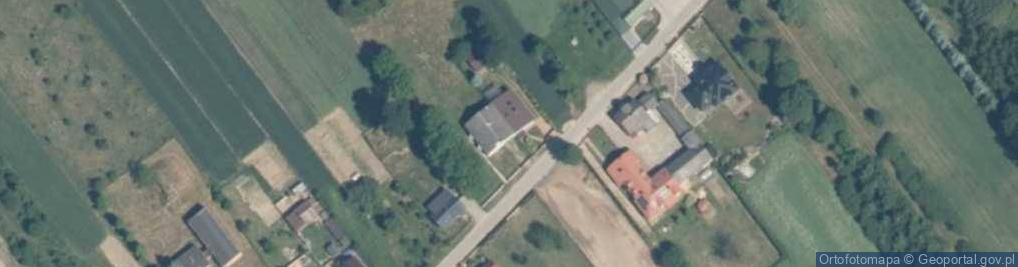 Zdjęcie satelitarne OSP w Dołach Biskupich