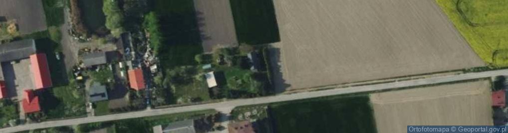 Zdjęcie satelitarne OSP w Domaniewie