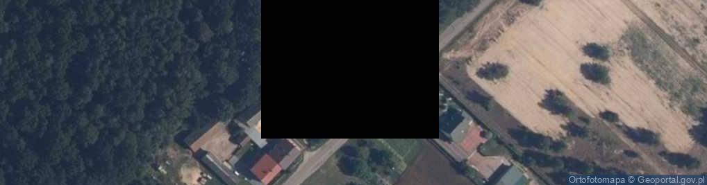 Zdjęcie satelitarne OSP w Domaniowie